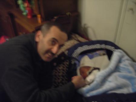 Avec son oncle Farid..