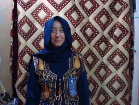 C'est maman en tenue Pakistanaise